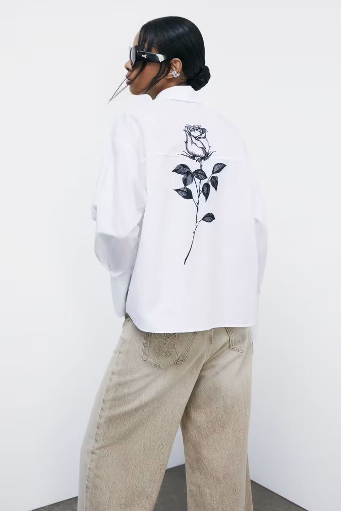 CAMICIA RICAMO