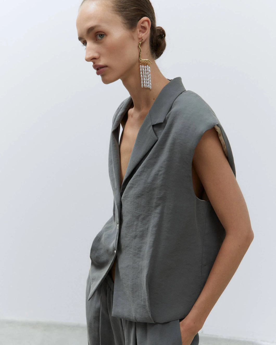 GILET CON SPALLINE